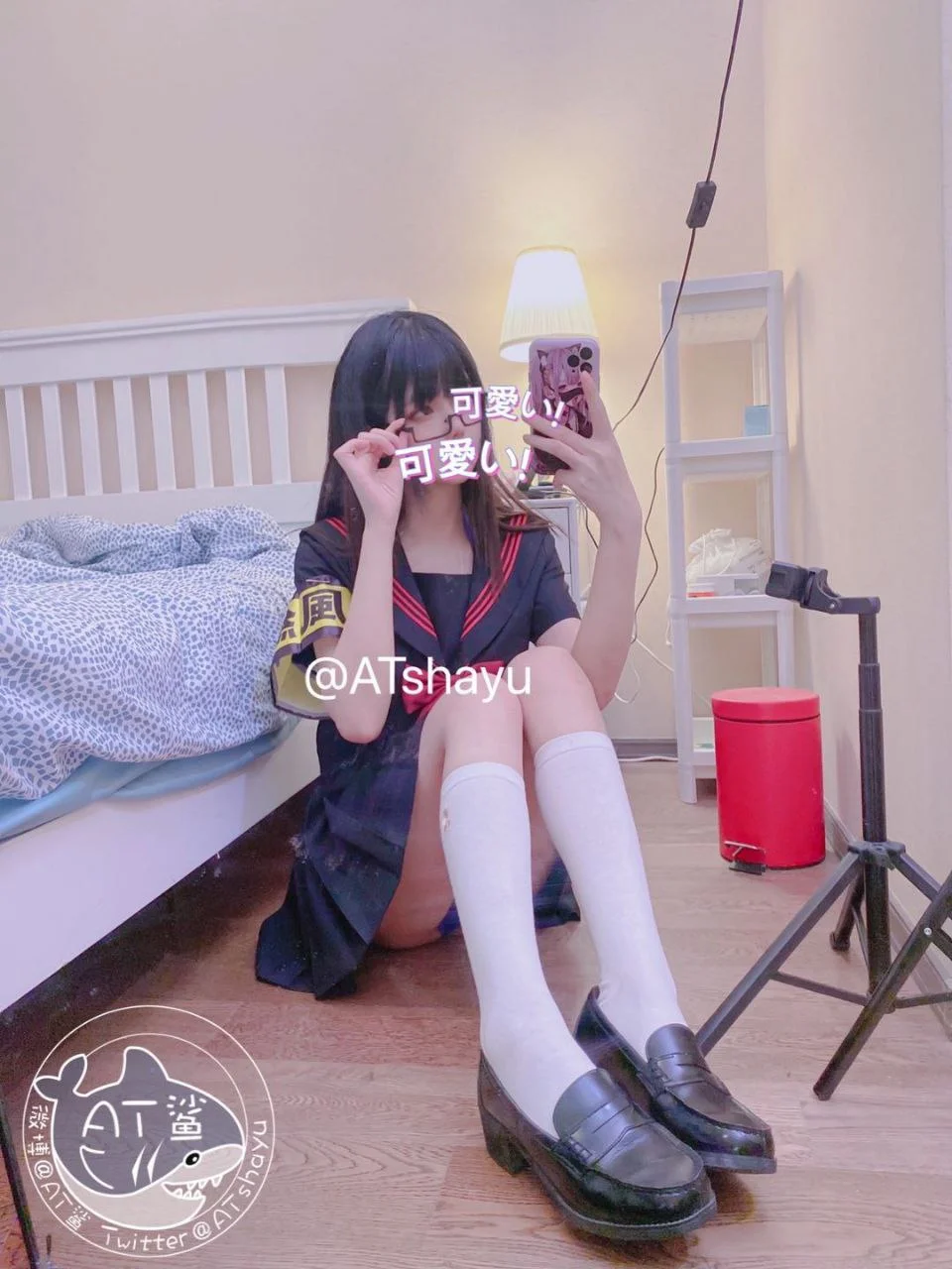 AT鲨 - 不守纪律的风纪委员 [51P,1V-20MB] tg@simisebaisi 【丝足阁】010.webp